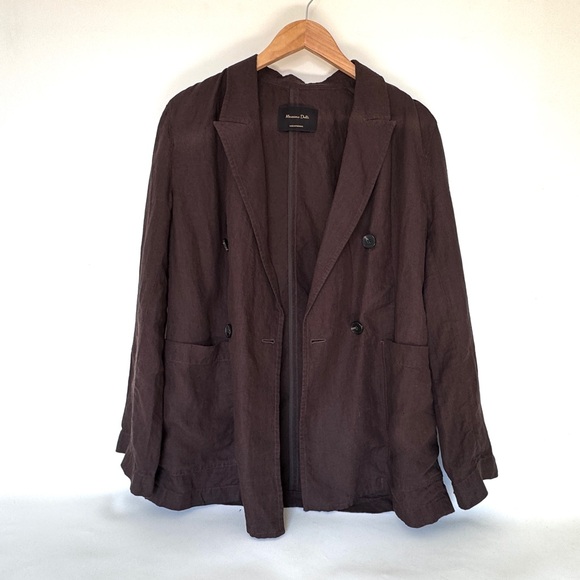 massimo dutti linen blazer - Picture 4 of 10